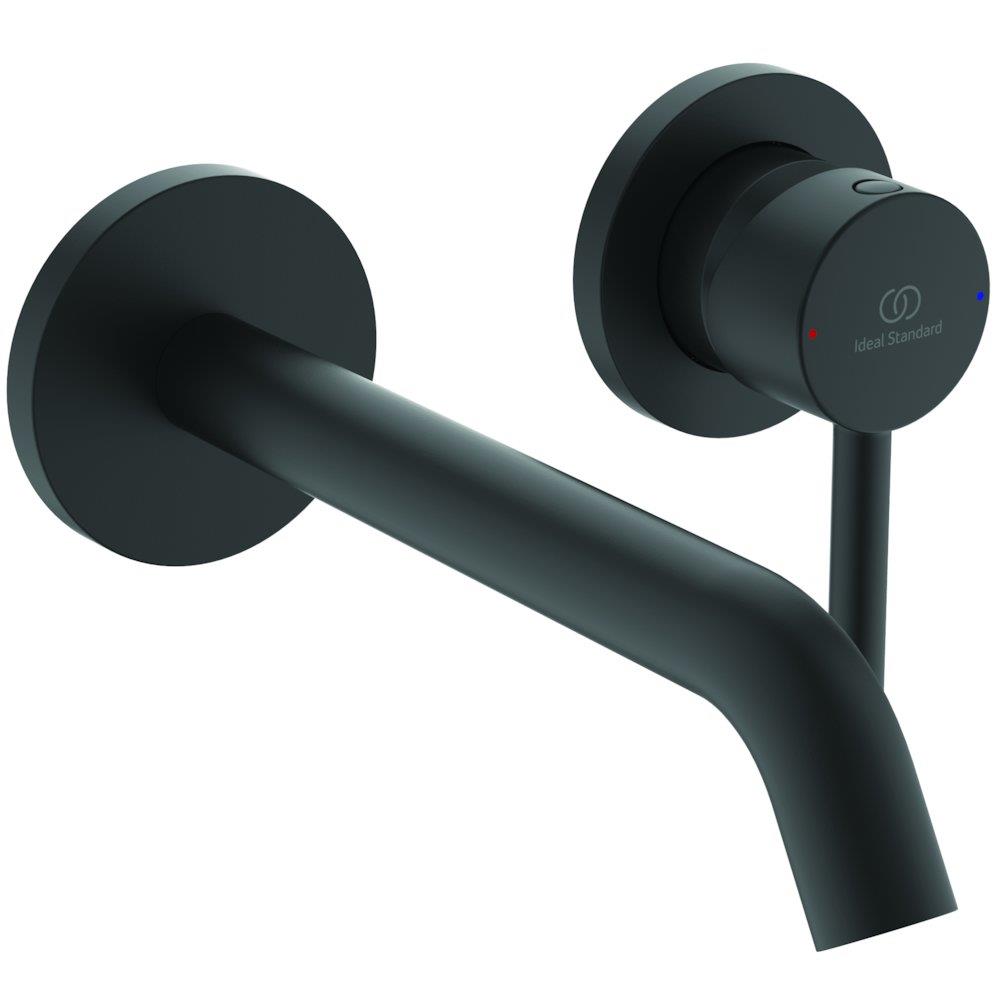 Ideal Standard Ceraline Concealed Basin Mixer Single-Handle Silk Matte Black 180 mm