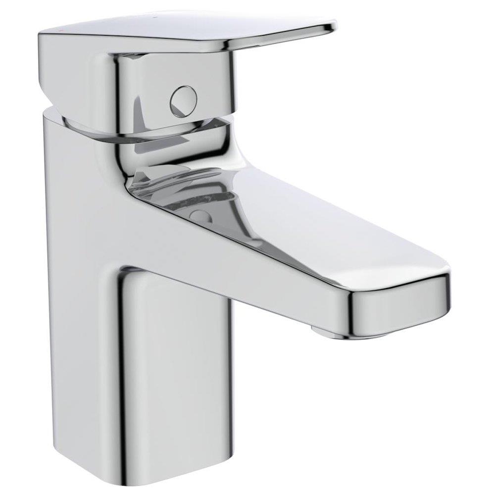 Ideal Standard Ceraplan Washbasin faucet - 1 handles, 104mm, Chrome-plated, Polished, Low, without pop-up waste, Yes 10337330
