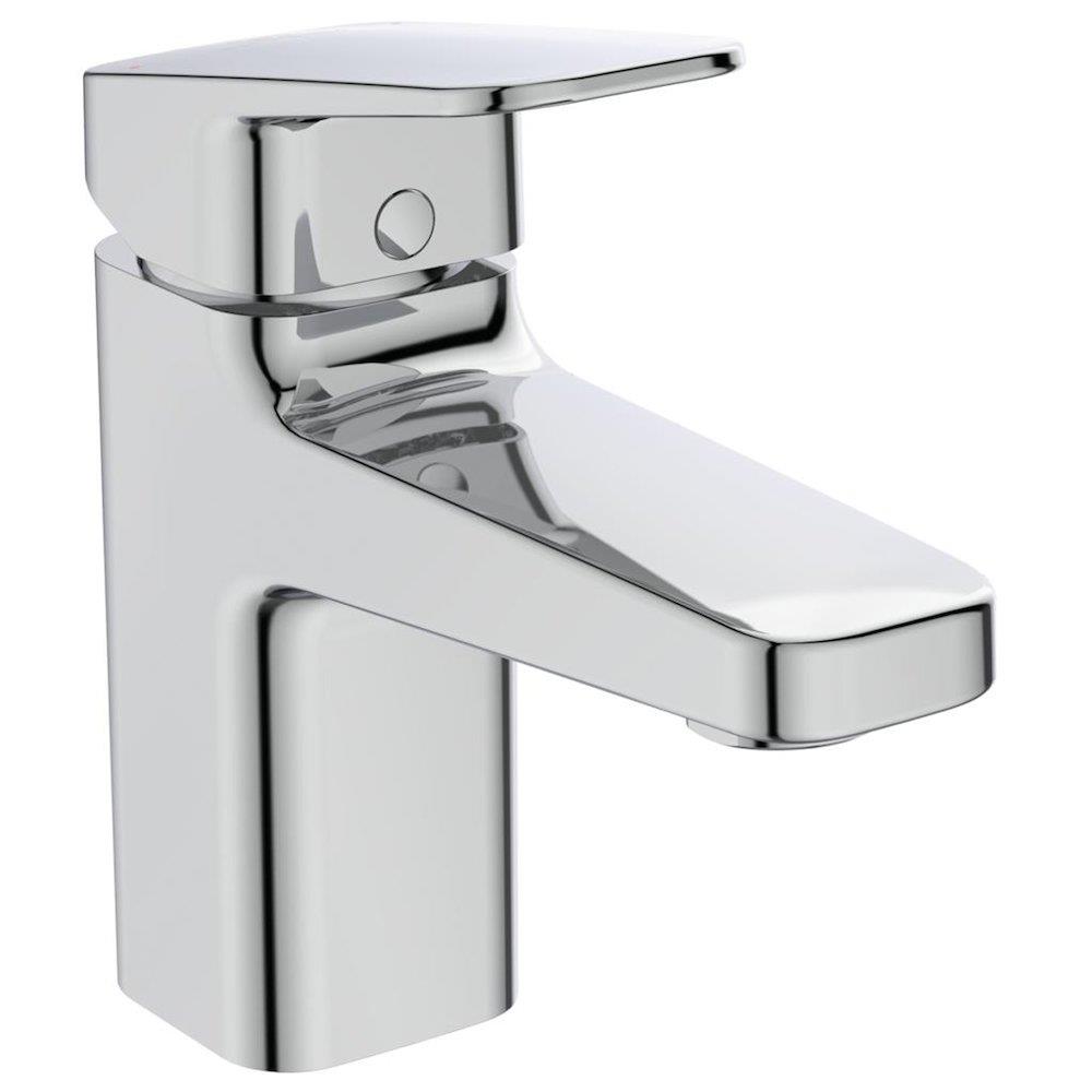 Ideal Standard Ceraplan Washbasin faucet - 1 handles, 104mm, Chrome-plated, Polished, Low, without pop-up waste, Yes 10345307