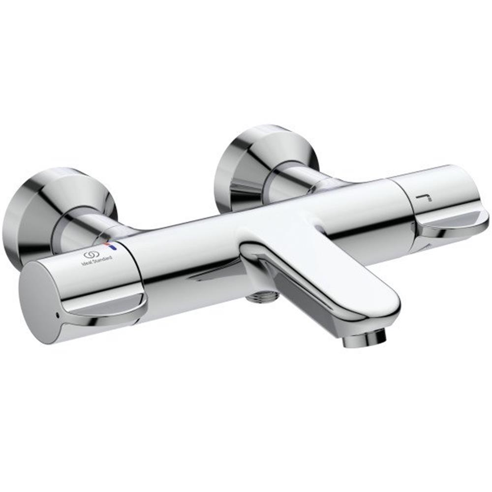 Ideal Standard Ceraplus Safe Bath and Shower Thermostat - chrome-plated, 2-handle