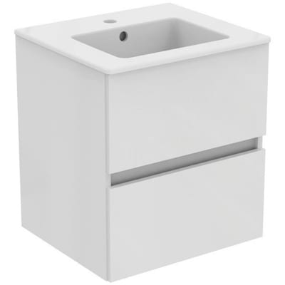 Ideal Standard Eurovit+ Furniture Package 510mm - White, 2 Drawers, 1 Basin