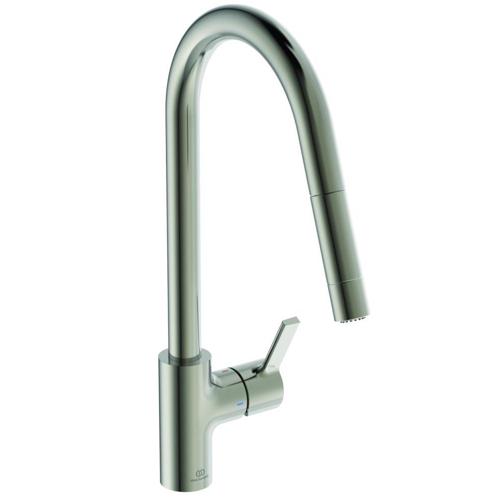 Ideal Standard Gusto Kitchen faucet - 1 handles, grey, without 10506822
