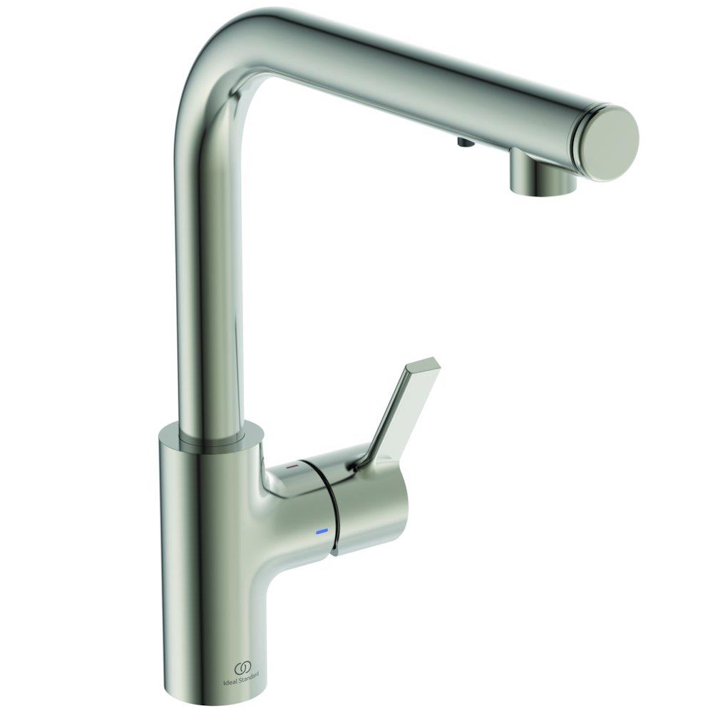 Ideal Standard Gusto Kitchen faucet - 1 handles, grey, without 10506835