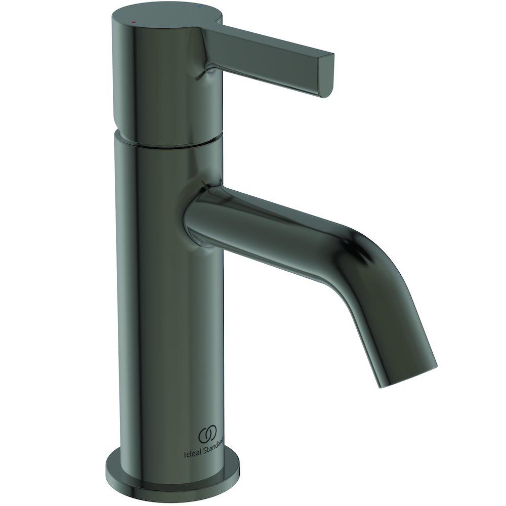 Ideal Standard Joy Washbasin faucet magnetic grey - 1 handles, 110mm, Anthracite, Polished, Medium, without pop-up waste, Yes