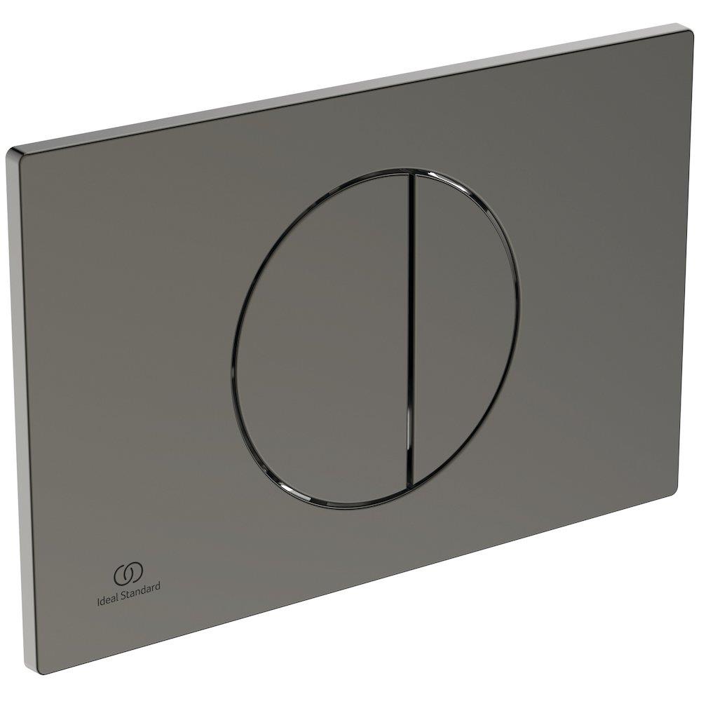 Ideal Standard Oleas Operating Plate Magnetic Grey Front Dual-Flush Mechanical