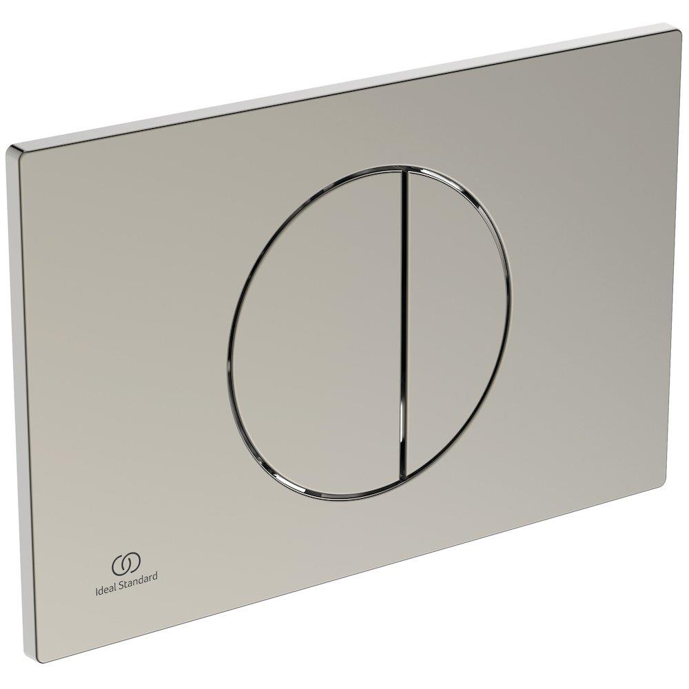 Ideal Standard Oleas Dual-Flush Actuator Plate Silver Storm R0503GN