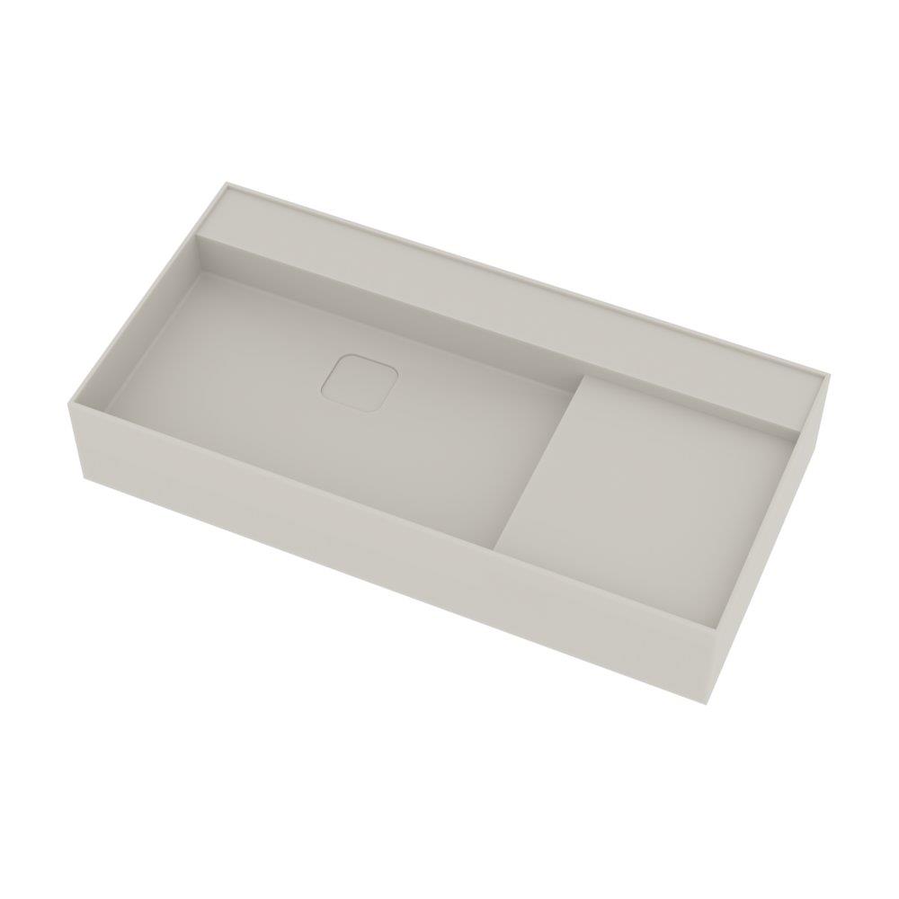 Ideavit Solidbliss Hand Basin - 900 x 450 x 160mm, Solid Surface, Matte White, Square