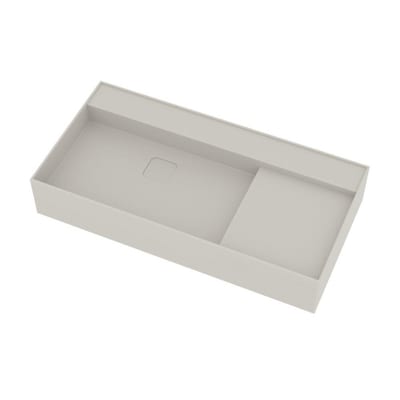 Ideavit Solidbliss Hand Basin - 900 x 450 x 160mm, Solid Surface, Matte White, Square