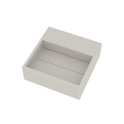 Ideavit Solidcube Hand Basin 300 x 300 mm Matte White Solid Surface