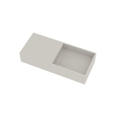 Ideavit Solidplan Solid-surface Hand Basin 750x325 mm, Matte White