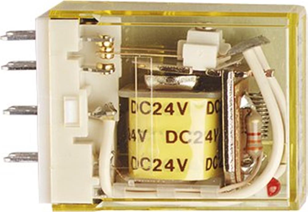 Idec RY2S-ULDC24 Plug-in Relay with LED - RY, 24 DCV, 5A, 2CO