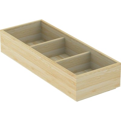Ifö Renova Drawer insert bamboo lacquered - 1207mm, oak, 329mm