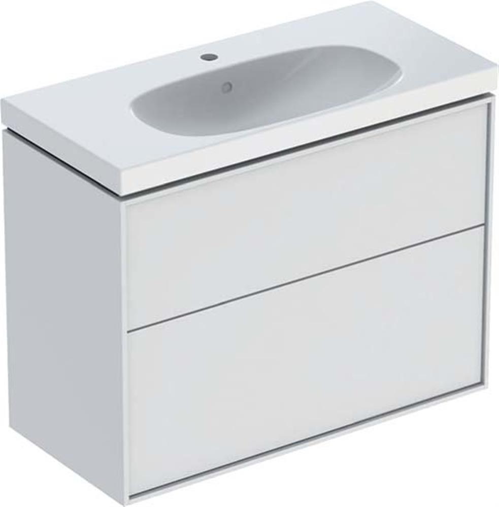 Ifö Sense Art Furniture Package compact - Lacquered matte white, 900x682x422mm, 2 drawers