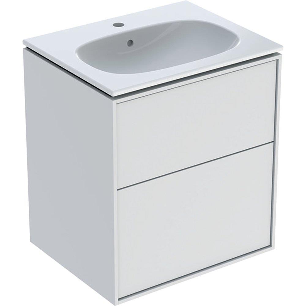 Ifö Sense Art Vanity Package, matte white lacquered, 600 x 644 x 480 mm, single basin