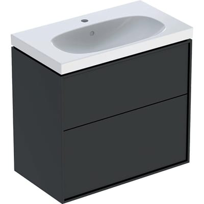 Ifö Sense Art lava furniture package, lacquered, 750x682x422 mm, grey, 2 drawers
