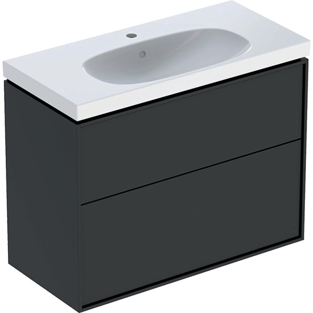 Ifö Sense Art furniture package lava compact - 900×682×422mm, lacquered, 1 basin