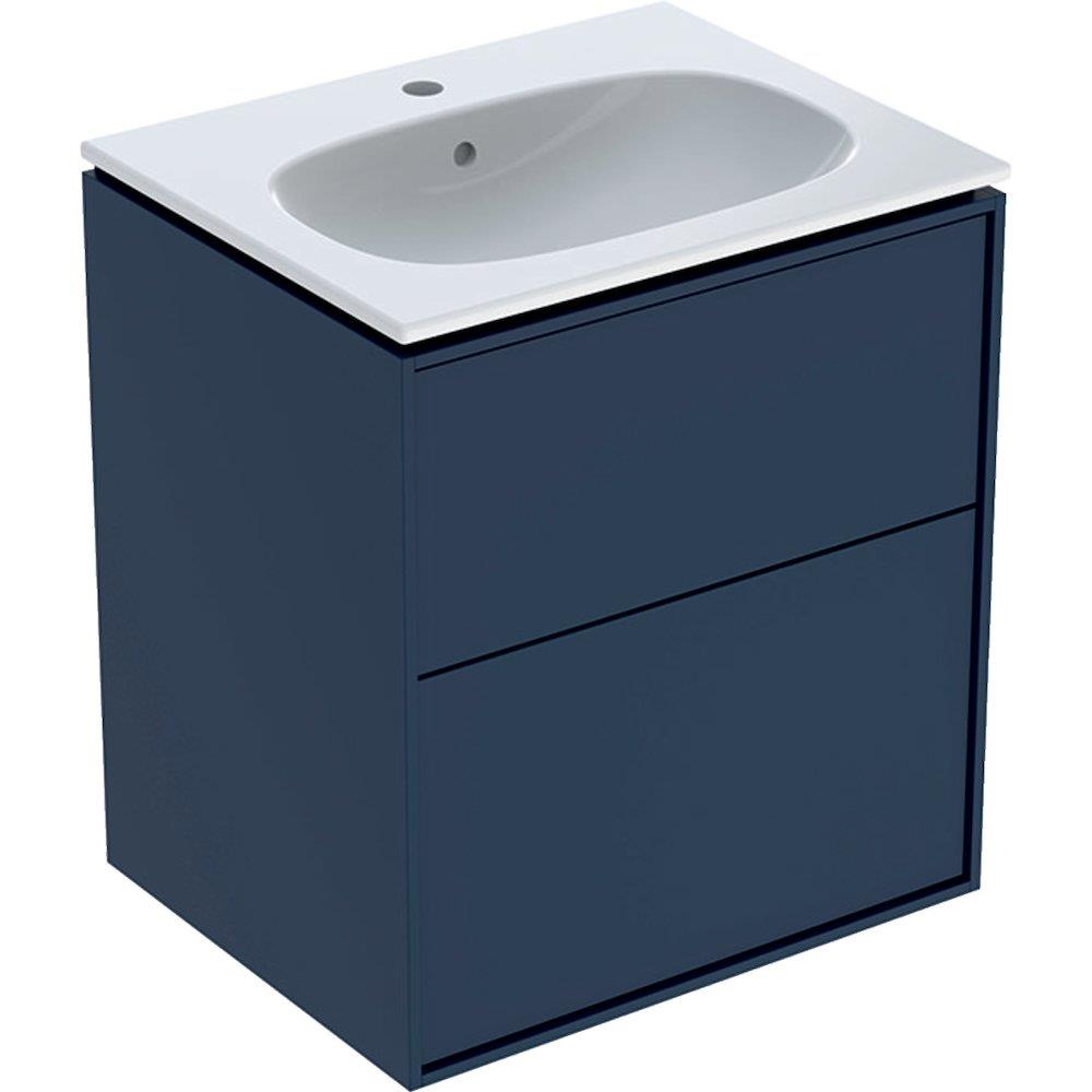 Ifö Sense Art furniture package, matt midnight-blue, 600x644x480 mm, 2 drawers