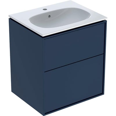 Ifö Sense Art furniture package, matt midnight-blue, 600x644x480 mm, 2 drawers
