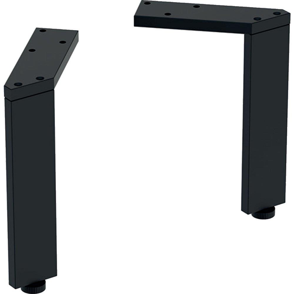 Ifö Sense Art Leg Set Powder-Coated Matte Black 108 x 100 x 202 mm