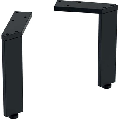 Ifö Sense Art Leg Set Powder-Coated Matte Black 108 x 100 x 202 mm