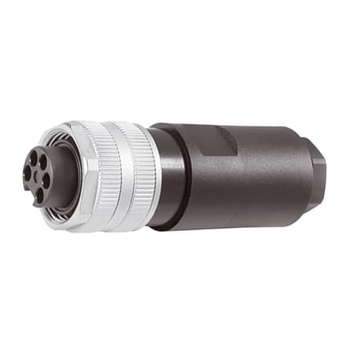 Binder 7/8" female cable connector, 8.0 - 10.0 mm, unshielded, screw clamp, IP67, UL, VDE