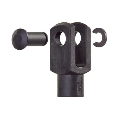 Clevis joint with pin and circlip, GERIK, igubal®