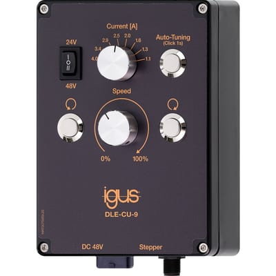 drylin control unit for commissioning of motorised drives