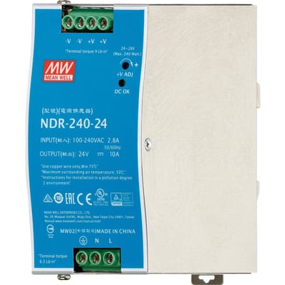 drylin® E switched mode power supply 240W/24V/10.0A
