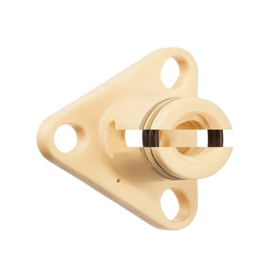 drylin® flange lead screw nut, drylin® trapezoidal thread, pre-loaded, multi start, JFRM