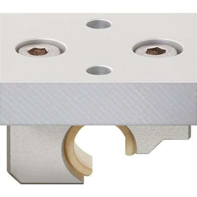 drylin® individual bearing housings for curved rails WI3UBP