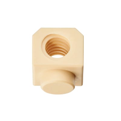 DryLin® lead screw nuts with locating spigot for linear modules SLW-2080 left-hand thread