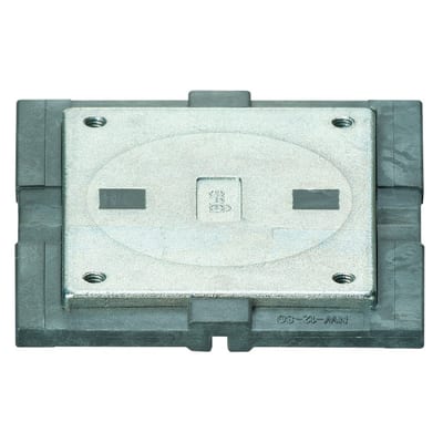 drylin® N Overmolded Carriage with threaded holes, size 80mm