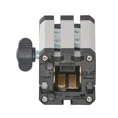 dryLin® Q adjustable linear carriage, manual clamping