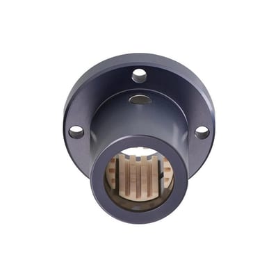dryLin® Q flange bearing, round flange