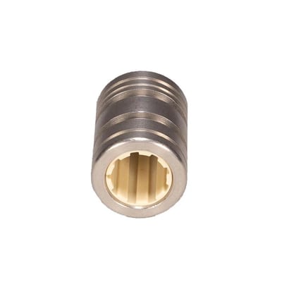 drylin® R – Inch Stainless Linear Bearing – Self–Aligning – Closed Version – Suitable for all Shafting