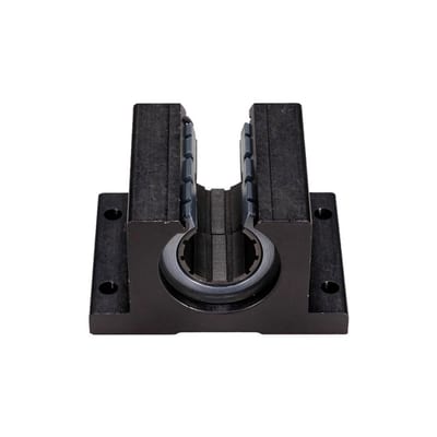 drylin® R – Inch Twin Pillow Block – Standard – Open Version – High–Temp + Chemical Resistance (OTUI-11-08TW)