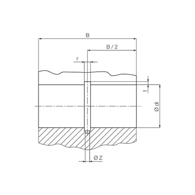 drylin® R – Metric Liner – Open version – for Steel & SS Shafting