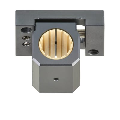drylin® R – Metric Pillow Block – Closed Version – igus Standard – for Extreme Misalignments