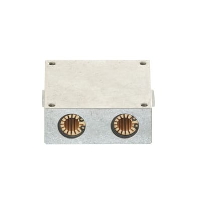 drylin® R – Metric Quad Block – Closed All–Polymer Bearing Version