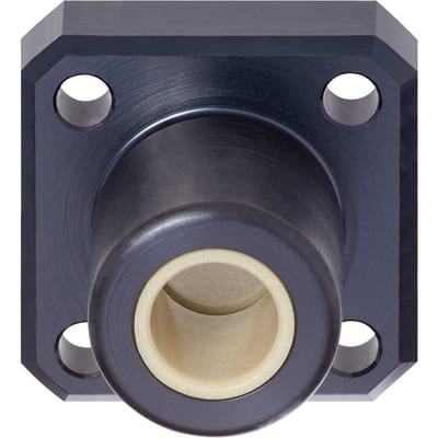 drylin® R – Metric Square Flanged Twin Pillow Block – Standard – Closed Version
