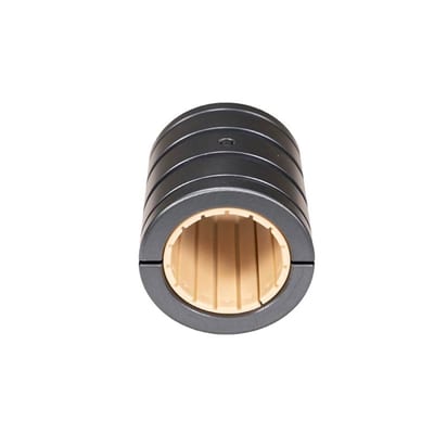 drylin® R split – anodized Aluminum adapter – Low Clearance – iglide® J liner (TJUI-21-12)