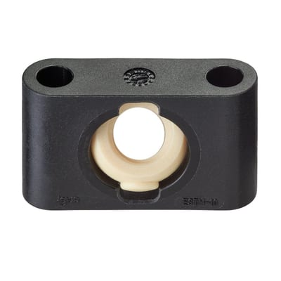 DryLin® spherical trapezoidal lead screw nut with pillow block bearing housing, ESTM