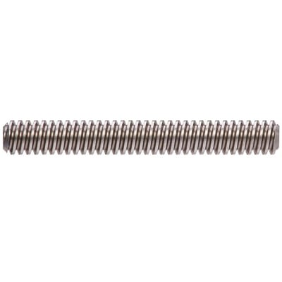 drylin® trapezoidal lead screw, left-hand thread, C15 1.0401 (1015 carbon) steel
