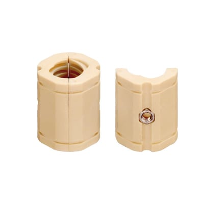 DryLin® trapezoidal lead screw nut, in parts, iglide® J
