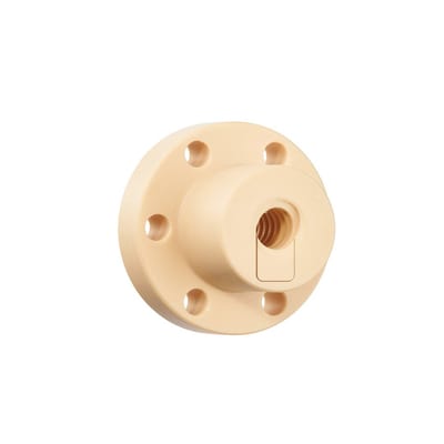 DryLin® trapezoidal lead screw nut with flange, anti backlash, JFLM