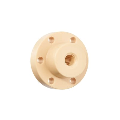 DryLin® trapezoidal lead screw nut with flange, JFRM