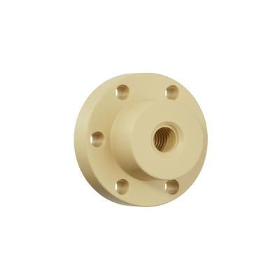 DryLin® trapezoidal lead screw nut with flange, WFRM
