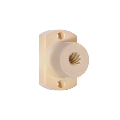 dryspin® flange lead screw nut with flat, high helix thread, JFLM