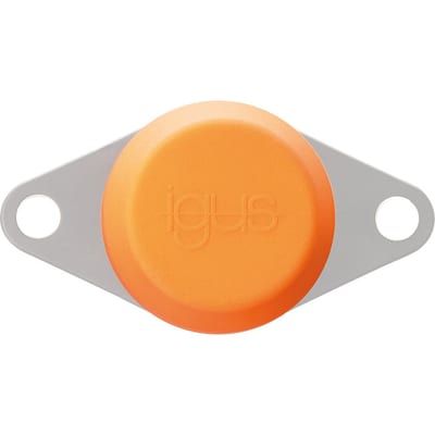 End caps for igubal® two and four bolt fixed flange bearings