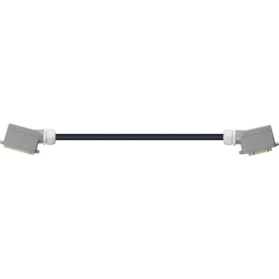 Han 16B Connector housing (pin) to Han 16B Connector housing (socket), Single locking lever on both sides, angled, PVC 12.5 x d